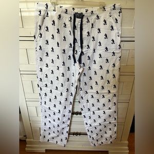 AUTHENTIC MICKEY MOUSE PJ PANTS - L